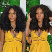 Luvme Too Easy Texture™ Kinky Curly Invisible Edge Clip in Hair Extensions Human Hair 110g 6pcs with Free Gift-19