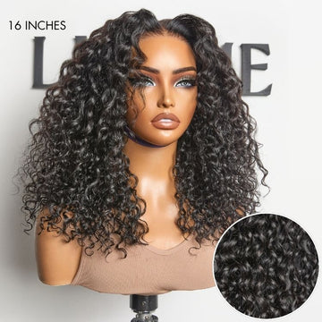 AiryFit™ Scalp Care Wigs | Effortless Water Wave Snugfit Glueless 5x5 Closure Pre-Cut Lace Curly Wig-01