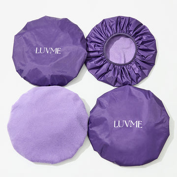 1pc Dual-Layer Shower Cap, Perfect for All Hair Lengths, Breathable & Comfortable-09