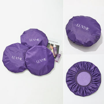 1pc Dual-Layer Shower Cap, Perfect for All Hair Lengths, Breathable & Comfortable-08