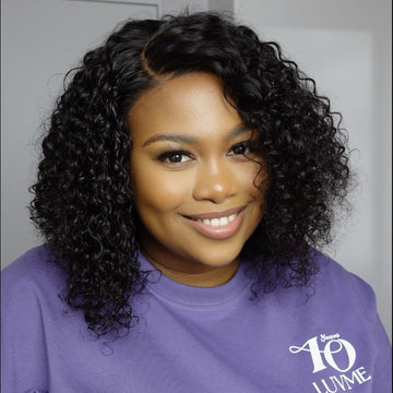 Weekly Special | Wet and Wavy 4x4 Closure Water Wave Wig Glueless Side Part Human Hair Wig-01