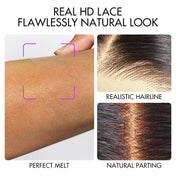 Crazy Wednesday | Blonde Highlight Short Curly Glueless Minimalist HD Lace Human Hair Wig-03