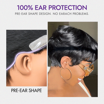 Throw On & Go Short Cut with Bangs Wig Ultra Comfort Cotton Cap Glueless Wig Hair Loss Friendly - US Only-04
