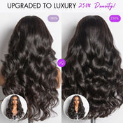 NatureMAX 250% Density Loose Wave Glueless Ear-to-ear 13x4 HD Lace Front High Density Wig Pre-Cut Lace Flexi-Fit Drawstring Cap-03