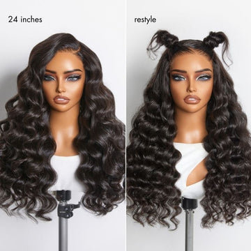 Luvme All-Day Comfort™ Wig Bouncy Wand Curly 7x6 Closure HD Glueless Wig Pre-Cut Lace-31