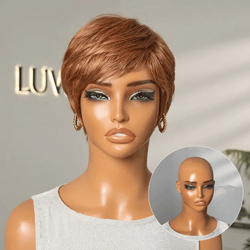Trendy Pre-Colored Glueless Throw On & Go Short Pixie Cut Wig with Bangs Breathable Cap - US Only-01