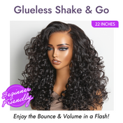 180% Density Bouncy Curls Glueless 5x5 Closure Pre-Cut Lace Curly Wig Breathable Cap-02
