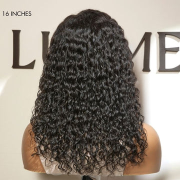 New Customers Only | Black / Brown Highlight Deep Wave Headband Wig (Get Free Trendy Headbands)-21