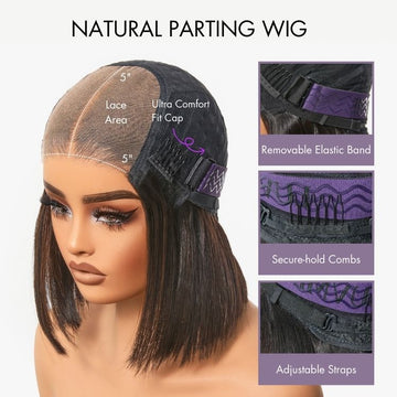 Readitress™ Ombre Brown Highlight Boho Braids Deep Curly Glueless 5x5 Closure Lace with Braided Top Human Hair Wig Pre-Cut Lace-20