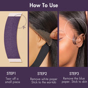 36pcs Double-Sided Lace Tape for Wigs, Clear Toupee Tape, Ultra Hold for Lace Wigs-06