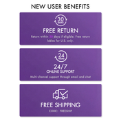 New Customers Only | Body Wave / Straight / Kinky / Deep Wave Human Hair U Part Wig-20