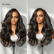 Side Braided Yaki Straight Glueless Ear-to-ear 13x6 Frontal HD Lace Wig Human Hair Flexi-Fit Drawstring Cap-04