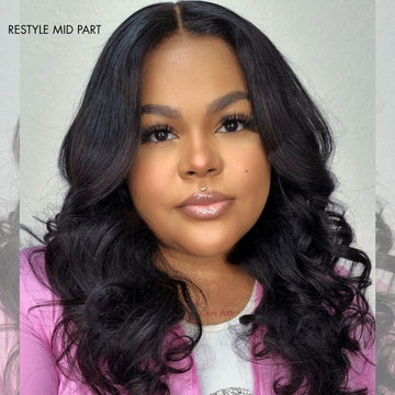 Luvme All-Day Comfort Wig 180% Density Glueless 7x6 Closure HD Lace Loose Body Wave Short Wig Pre-Cut Lace-07