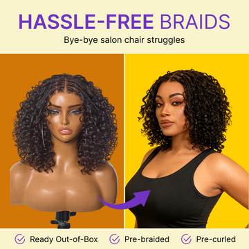 Tiktok Exclusive Deal | Boho Braids Deep Curly Glueless 5x5 Closure Lace with Braided Top Human Hair Wig Pre-Cut Lace-04
