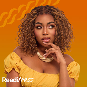 Tiktok Exclusive Deal | Boho Braids Deep Curly Glueless 5x5 Closure Lace with Braided Top Human Hair Wig Pre-Cut Lace-11