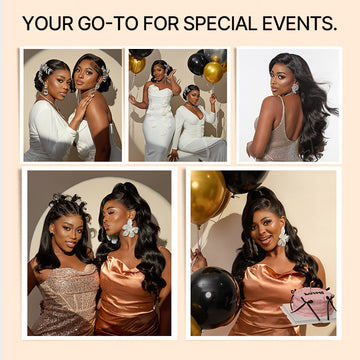 NatureMAX 200% Density Ombre Brown Loose Wave Glueless 13x6 HD Lace Front Wig Human Hair Pre-Cut Lace Flexi-Fit Drawstring Cap-06