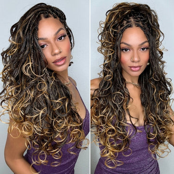 Readitress™ French Curl Knotless Boho Braids HD Full Lace Long Wig Flexi Fit Invisi Drawstring Cap - US Only-29