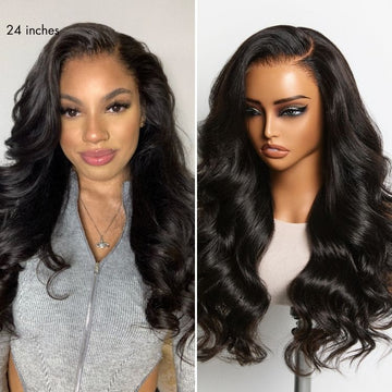 MyOwn-Fit™ PartingMax Glueless Wig 180% Density Loose Body Wave 7x6 Closure HD Lace Pre Cut & Plucked & Bleached Ready to Go-35