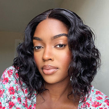 Beginner Friendly Mature Mid Part Loose Water Wave Glueless Minimalist HD Lace Wig