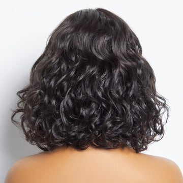 Beginner Friendly Mature Mid Part Loose Water Wave Glueless Minimalist HD Lace Wig