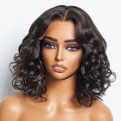 Beginner Friendly Mature Mid Part Loose Water Wave Glueless Minimalist HD Lace Wig