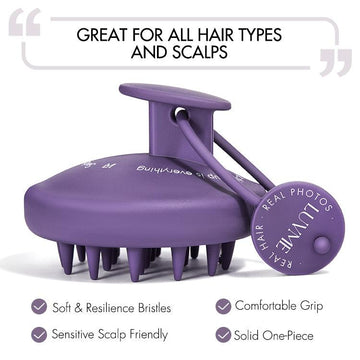 1pc Scalp Massager Shampoo Brush Scrubber for Washing Hair, Dandruff Removal & Hair Growth