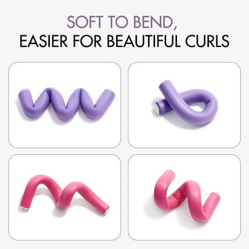 Hair Roller Flexible and Soft Foam Hair Curler Set No Heat Magic Curly Hair Styling Tool for Short, Medium, and Long Hair