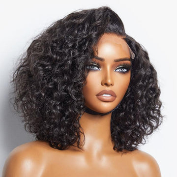 Water Wave C Parted Glueless HD Minimalist Lace Wig