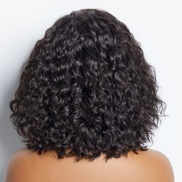Water Wave C Parted Glueless HD Minimalist Lace Wig