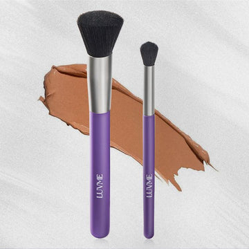 Lace Wig Knot Concealer Brush Set for a Natural Hairline, Two Sizes Cover All Needs