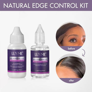 US Only | Wig Bonding Glue & Remover Set, Invisible Hold for Lace Front Wigs, Hairpieces, Closures, and Toupee Systems