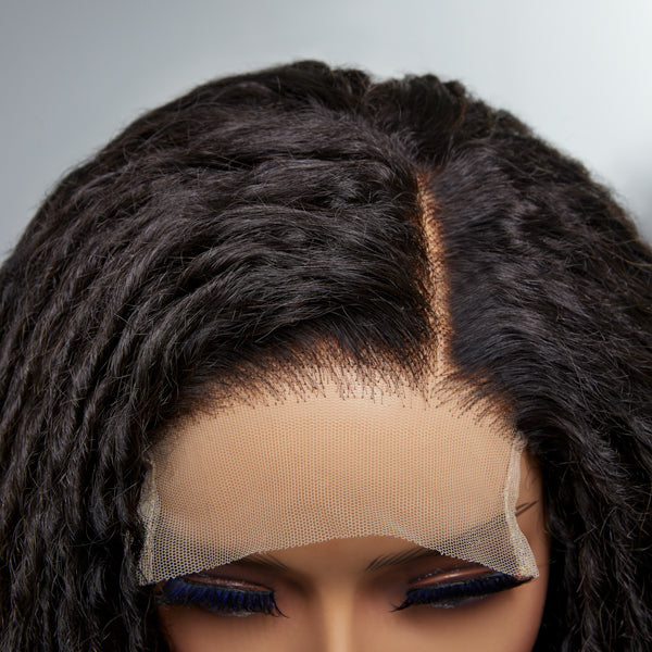 Vip Only | LUVME TWIST | Dreadlock Style 5x5 Closure Lace Glueless Wig Side Part Long Wig 100% Human Hair