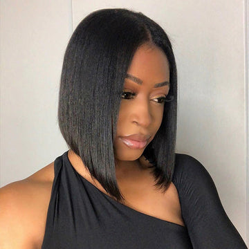 Quick & Easy Affordable U Part Bob Wig 100% Human Hair