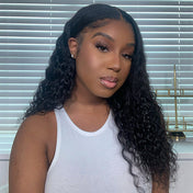Wet And Wavy | Glueless 13x4 Frontal HD Lace Side Part Long Wig | Large & Small Cap Size