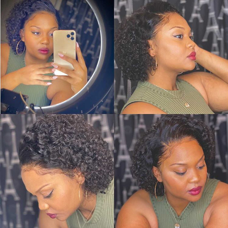 Short cut slick back curly | Perfect short curls for all the seasons | Luvme Hair Review