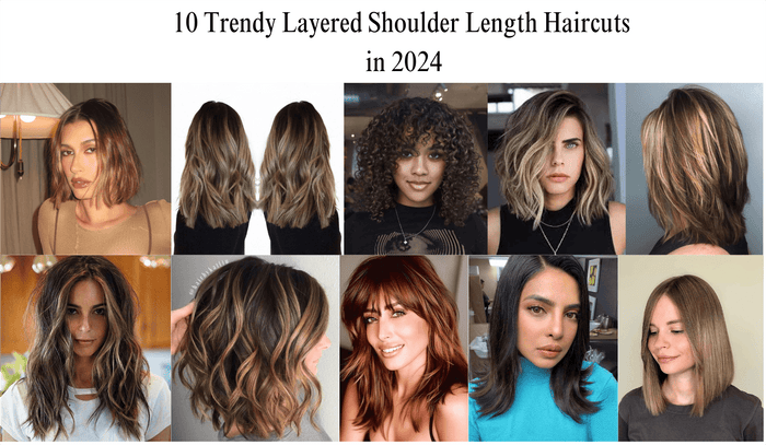 10 Trendy Layered Shoulder Length Haircuts in 2024