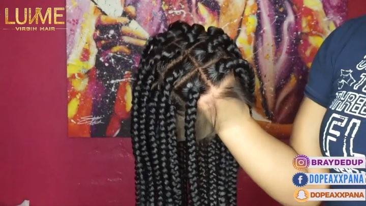 Great work! How to customize a nice box braid wig? Ft. Luvme Hair