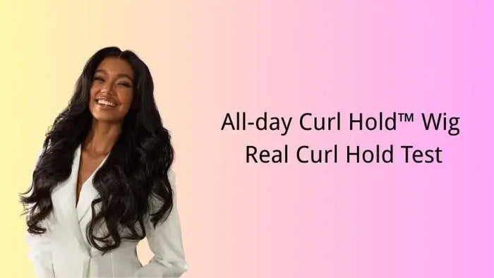 All-day Curl Hold™ Wig Real Curl Hold Test