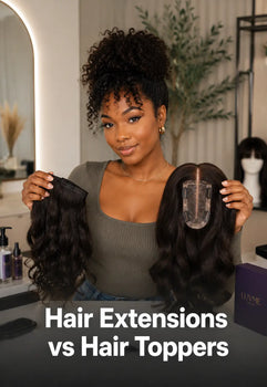 Hair Extensions vs Hair Toppers