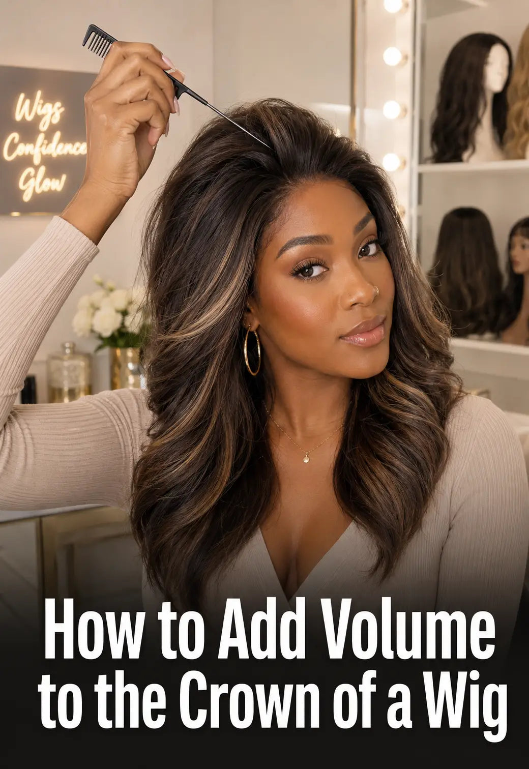 How to Add Volume to the Crown of a Wig