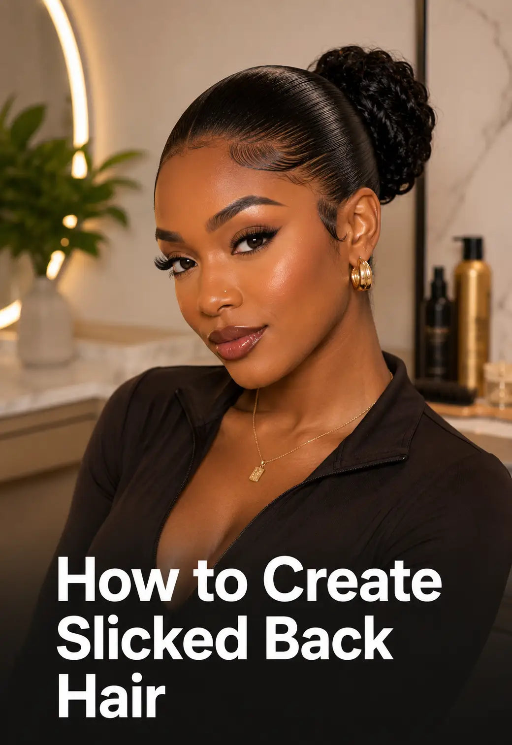 How to Create Slicked Back Hair