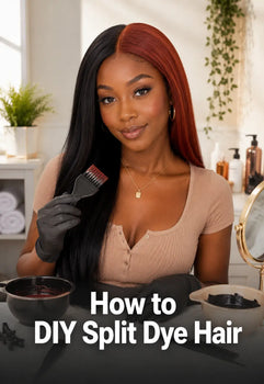 How to DIY Split Dye Hair