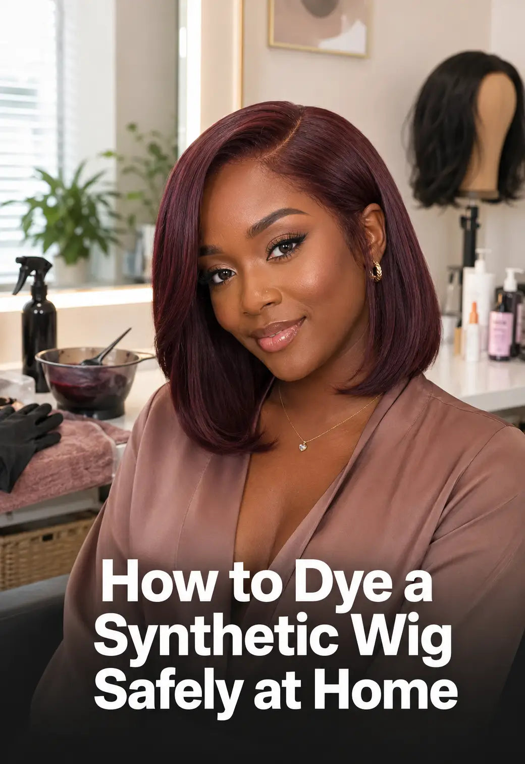 How to Dye a Synthetic Wig