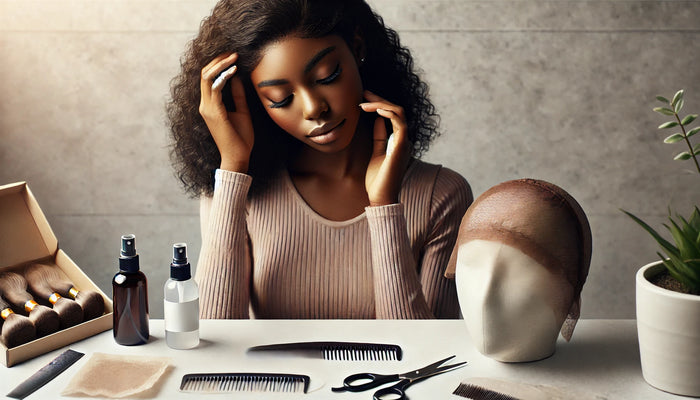 How to Hide Lace on a Wig