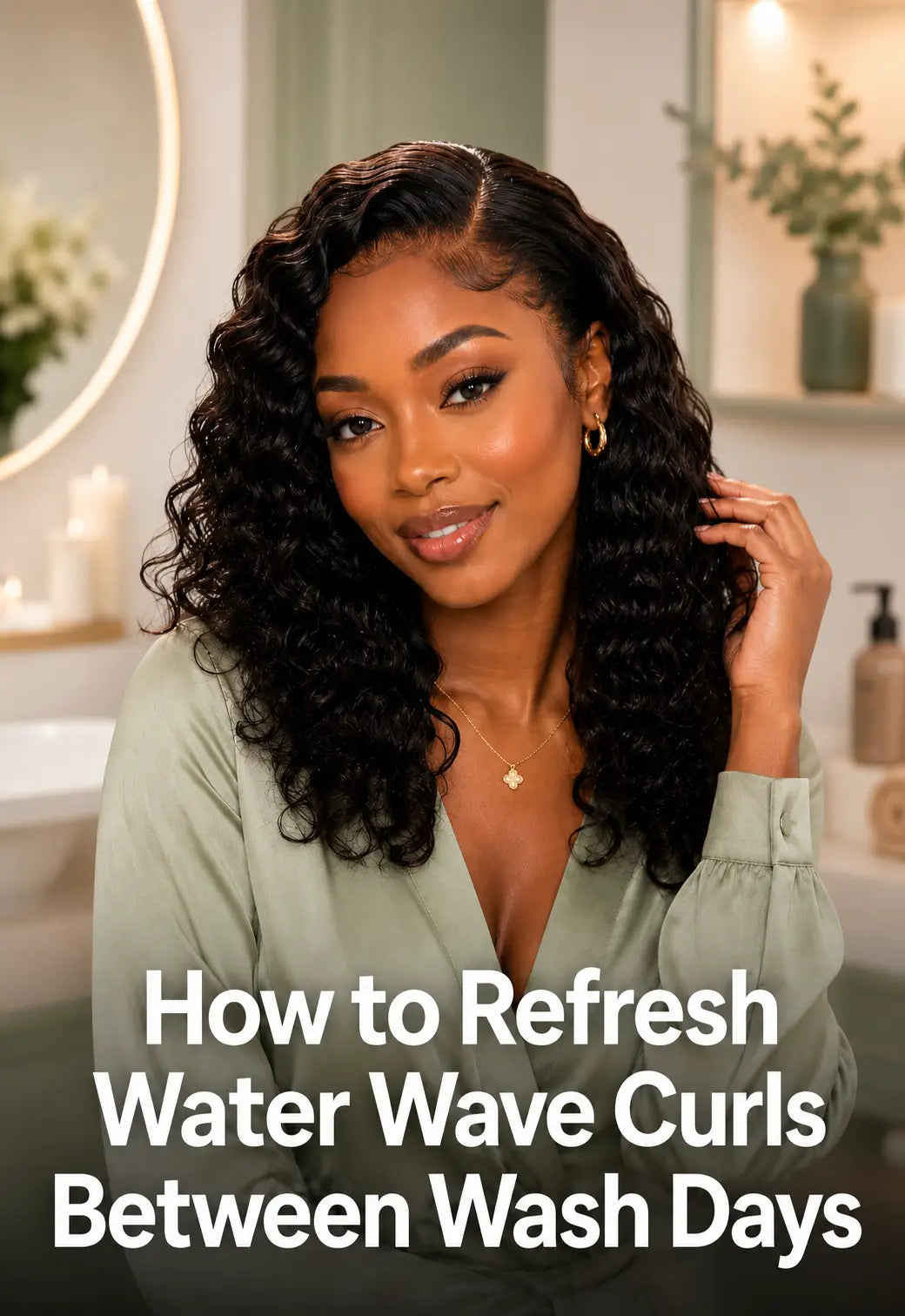 How to Refresh Water Wave Curls Between Wash Days