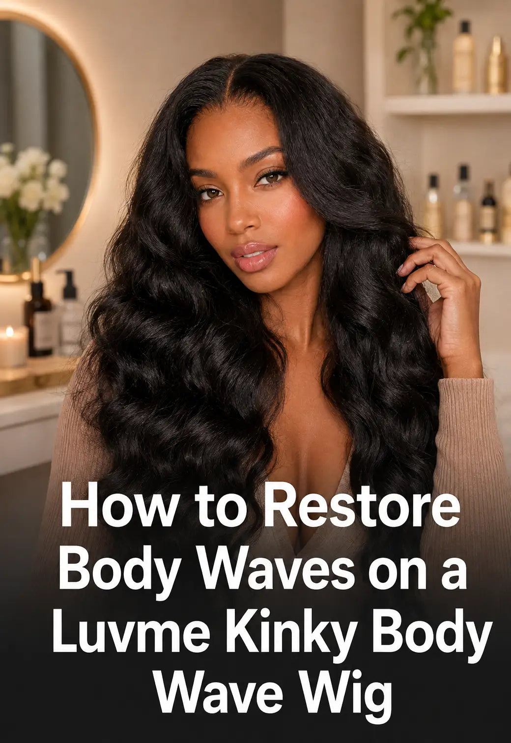 How to Restore Body Waves on a Luvme Kinky Body Wave Wig