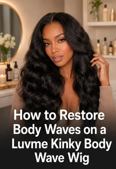 How to Restore Body Waves on a Luvme Kinky Body Wave Wig