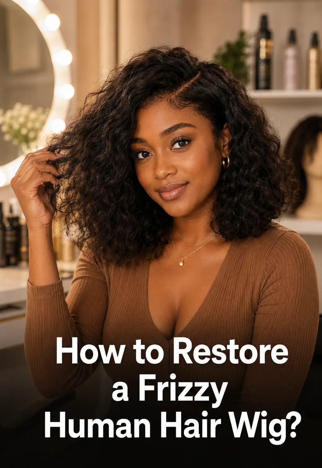 How Can You Restore a Frizzy Human Hair Wig?