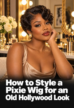 How to Style a Pixie Wig for an Old Hollywood Look