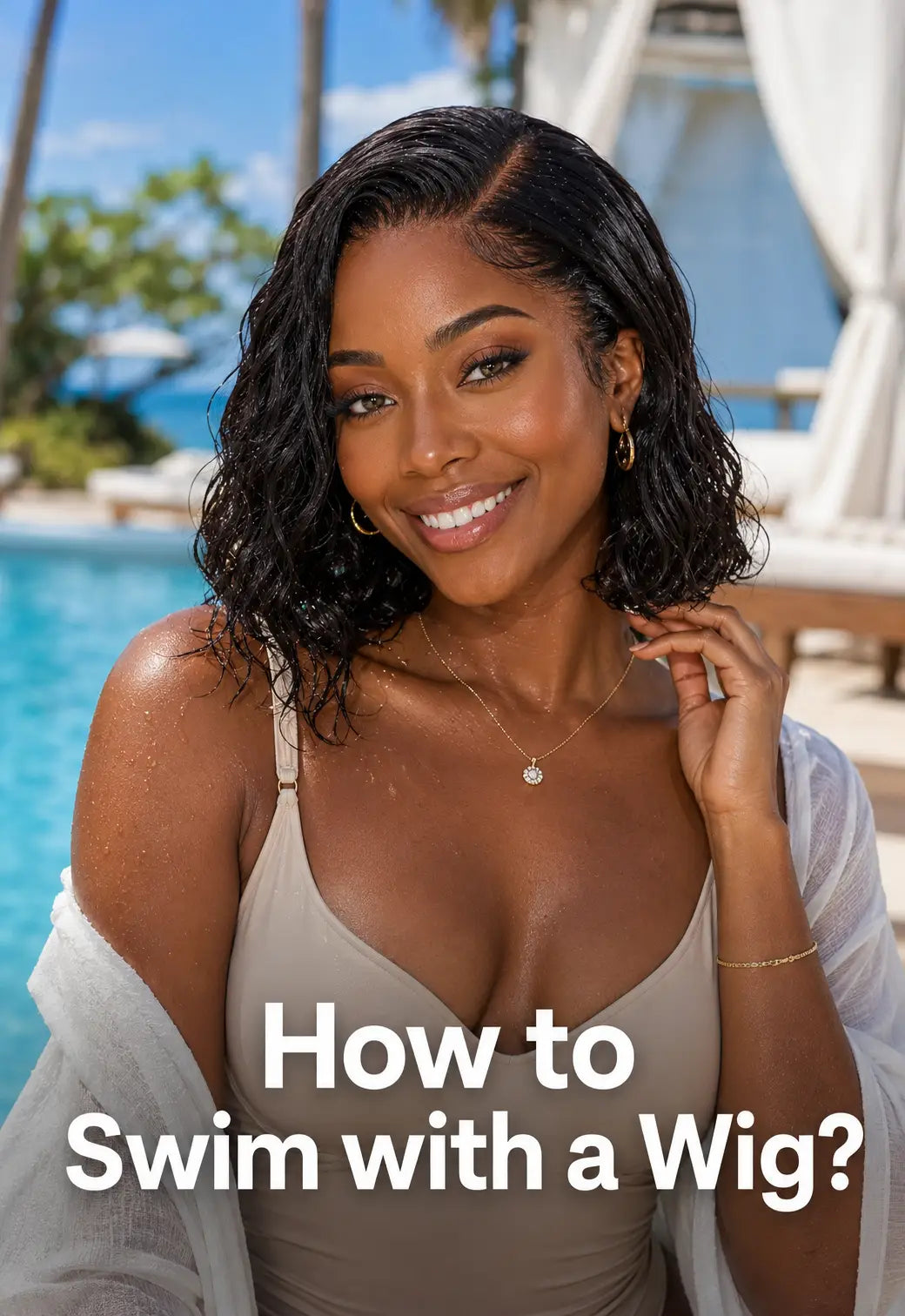 How to Swim With a Wig